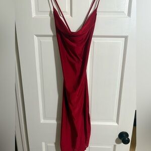 Windsor Red Midi Dress